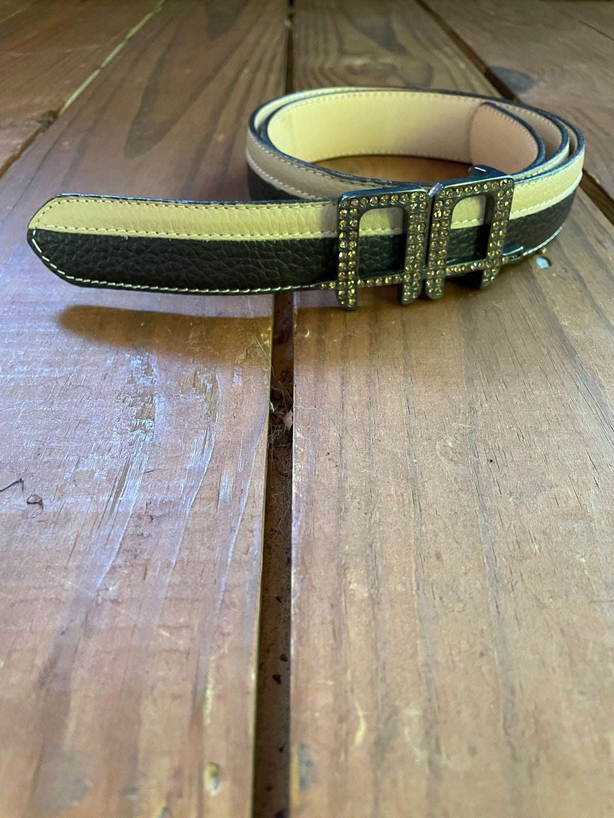 ThriftedEquestrian Clothing Accessories 32 Inches Alessandro Albanese 2-Toned Belt - 32 Inches