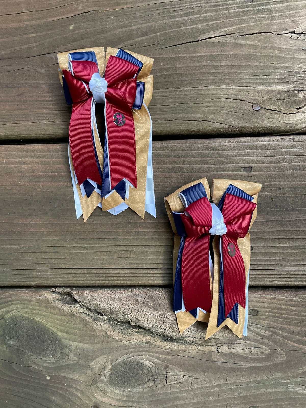 ThriftedEquestrian Apparel & Accessories OSFA PonyTailBows Hair Bows - Youth