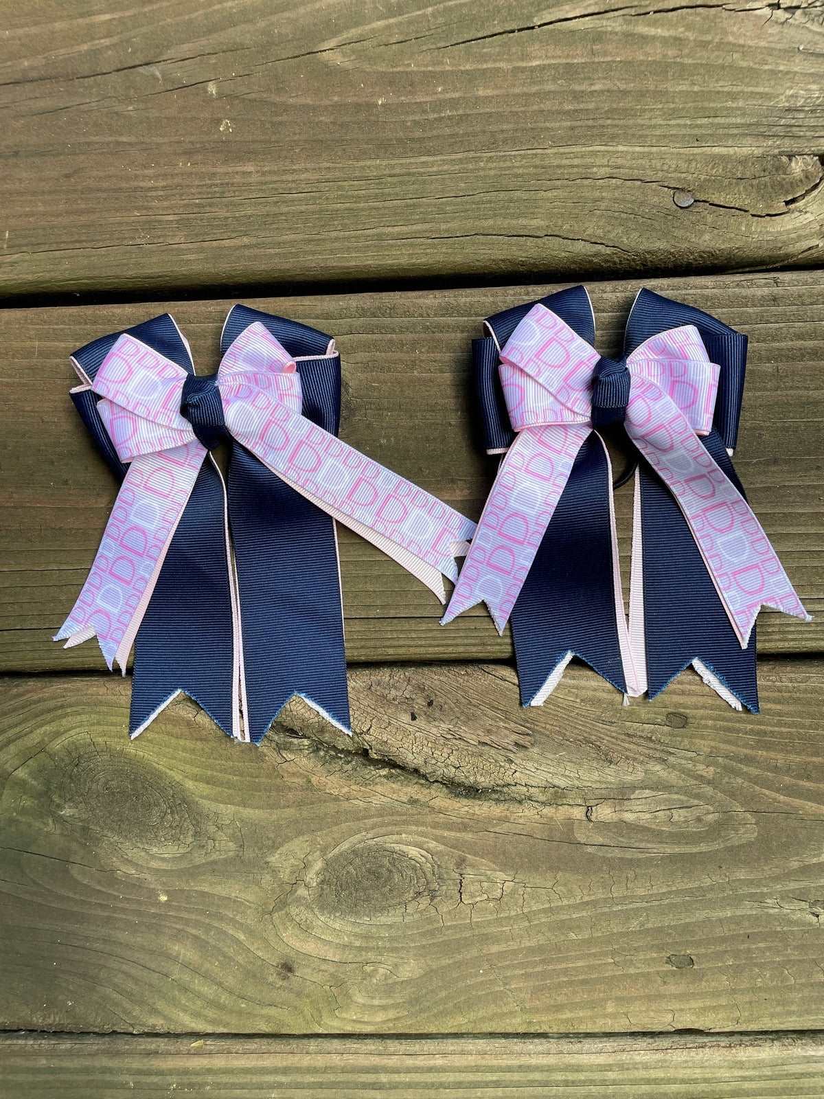 ThriftedEquestrian Apparel & Accessories OSFA PonyTailBows Hair Bows - Youth