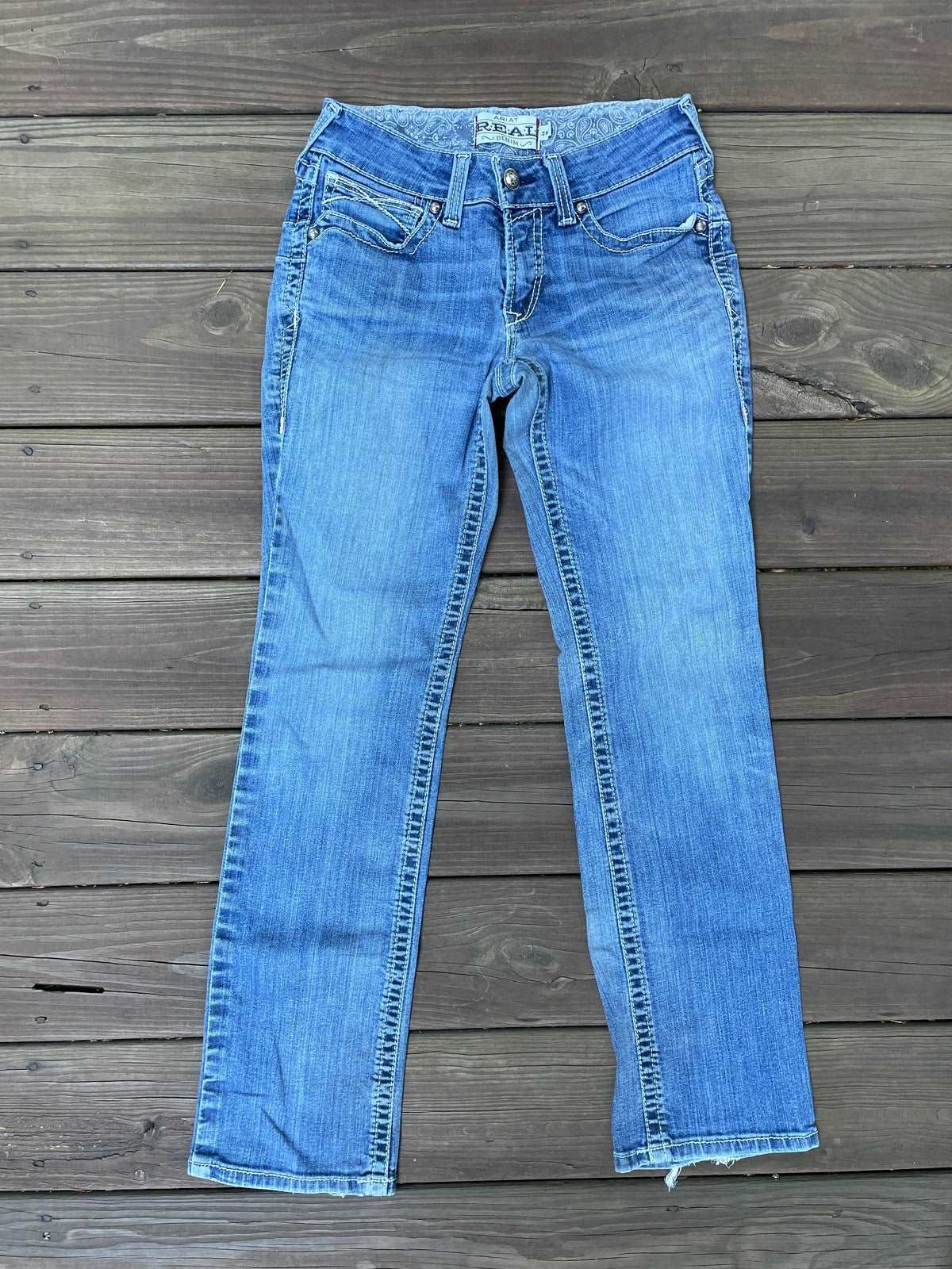 ThriftedEquestrian Clothing 29R Ariat Real Denim Jeans - 29R