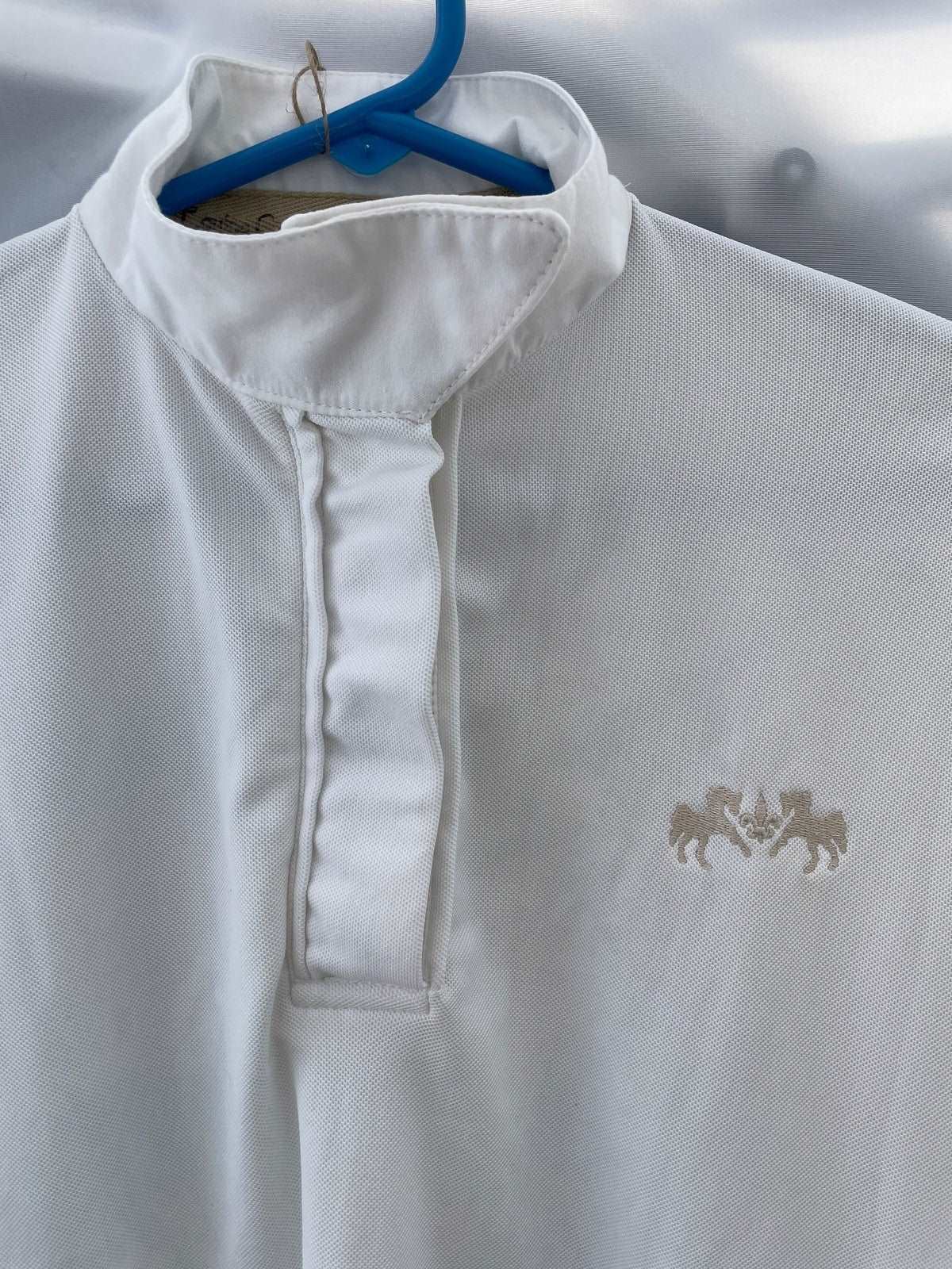 ThriftedEquestrian Clothing Large Equine Couture 1/4 Snap Long Sleeve Show Shirt - Large