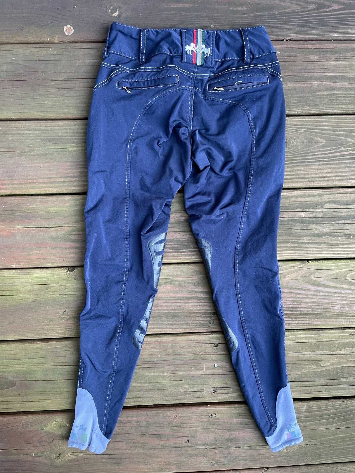 ThriftedEquestrian Clothing 24R Equine Couture Knee Patch Breeches - 24