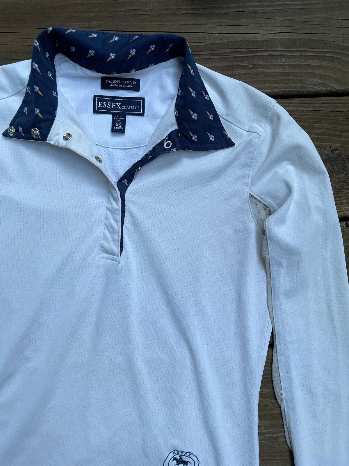 ThriftedEquestrian Clothing XS Essex Show Shirt - XS