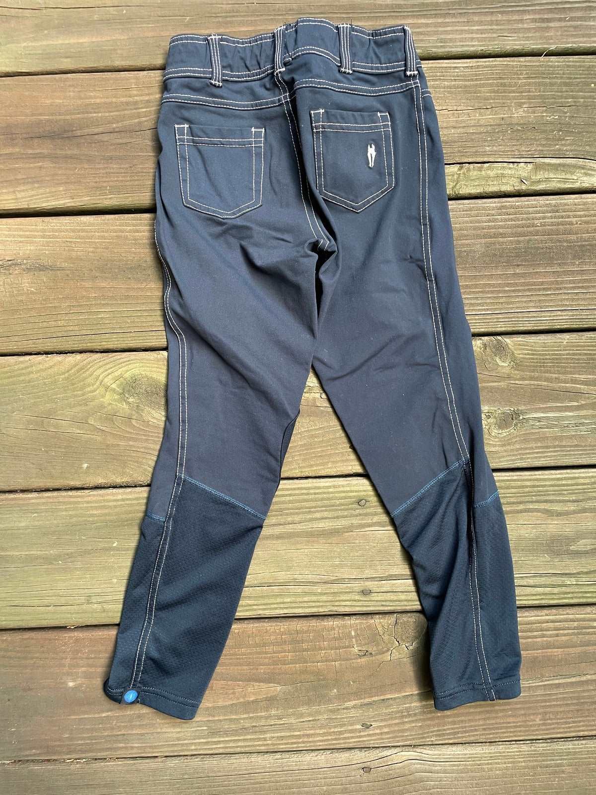 ThriftedEquestrian Clothing Youth Small Irideon Pull on Tights - Youth Small