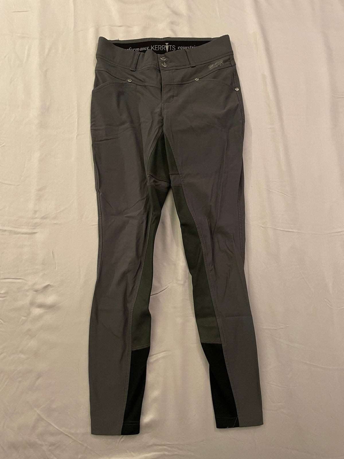 ThriftedEquestrian Clothing Small Kerrits Cross Over Full Seat Breeches - Small