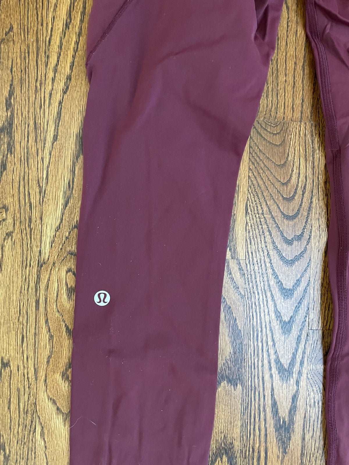 ThriftedEquestrian Clothing 4 Lululemon 3/4 Leggings Maroon - 4