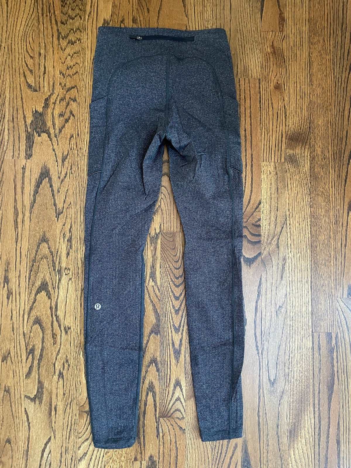ThriftedEquestrian Clothing 4 Lululemon Wunder Under Winter Fabric Legging - 4