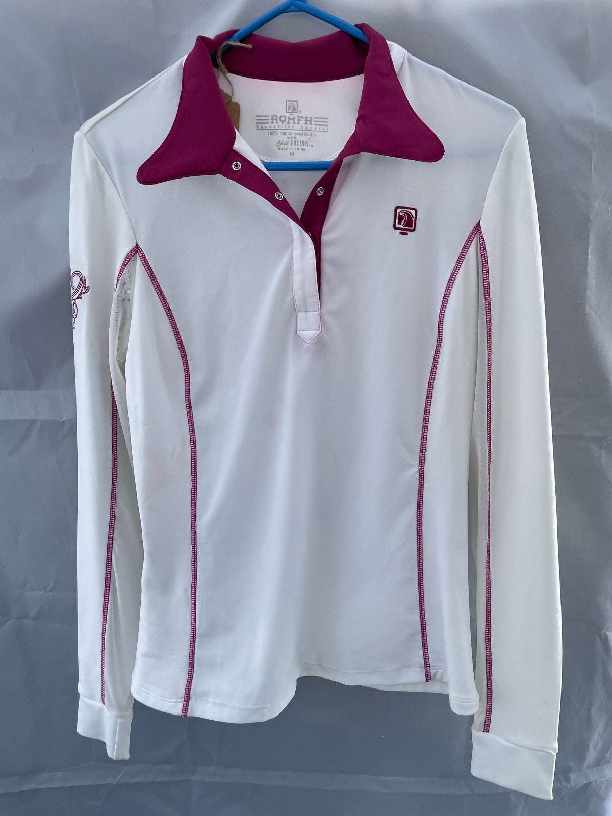 ThriftedEquestrian Clothing Medium Romfh Chill Factor Vented Show Shirt- Medium