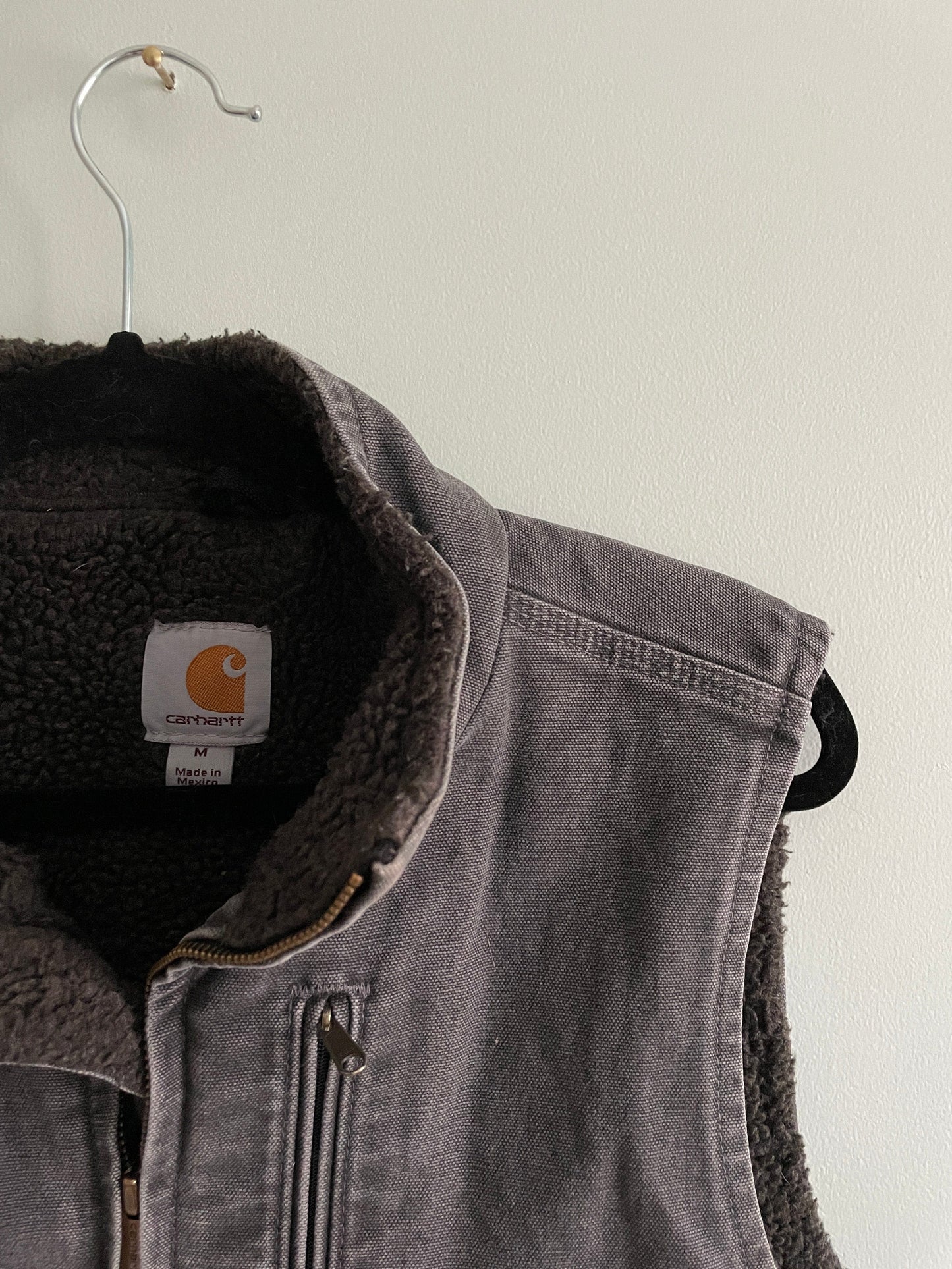 ThriftedEquestrian Vest Medium / Grey Carhartt Canvas Vest - Medium