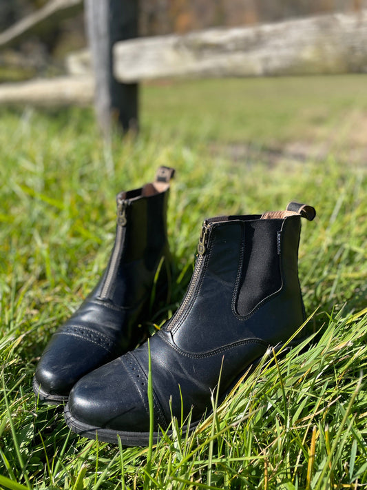 ThriftedEquestrian Boots Dublin Altitude Zip Paddock Boots - Size 9