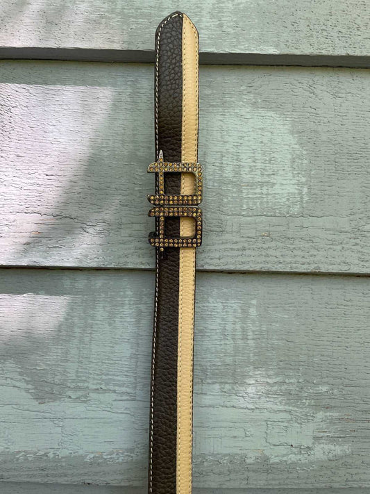 ThriftedEquestrian Clothing Accessories 32 Inches Alessandro Albanese 2-Toned Belt - 32 Inches