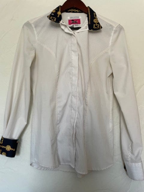 ThriftedEquestrian Clothing Medium RJ Classics Button Up Show Shirt - Medium