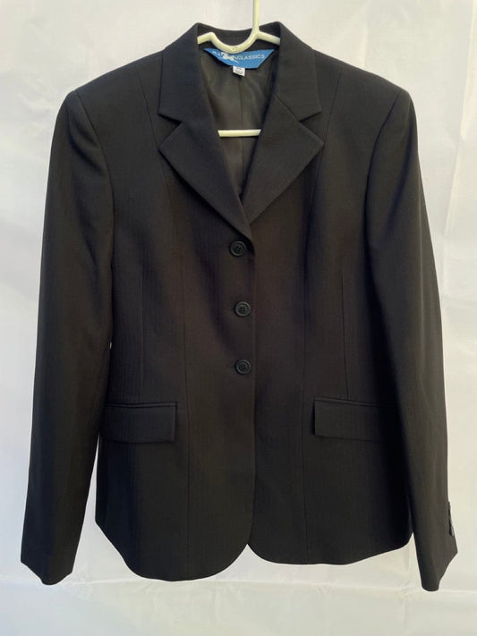 ThriftedEquestrian Clothing 2 Short RJ Classics Devon Show Coat Black - 2S