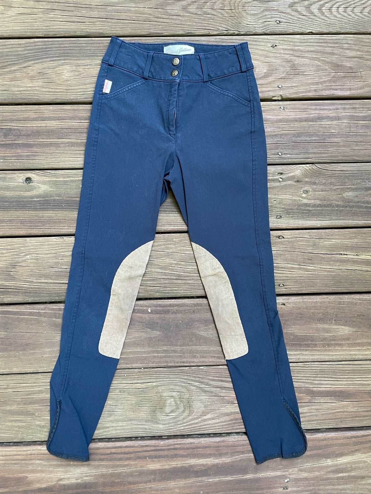 ThriftedEquestrian Clothing 24R Tailored Sportsman Vintage Knee Patch Breeches - 24R