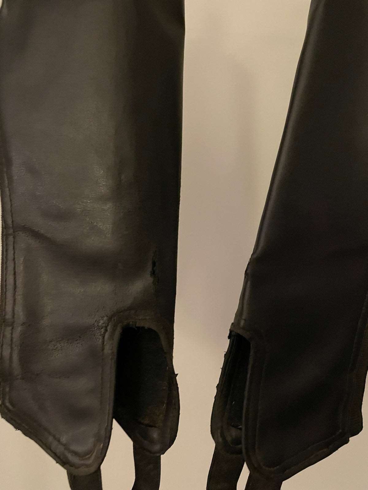 ThriftedEquestrian Boots Youth 8-9 Years Horze Half Chaps - Youth 8-9 Years Old