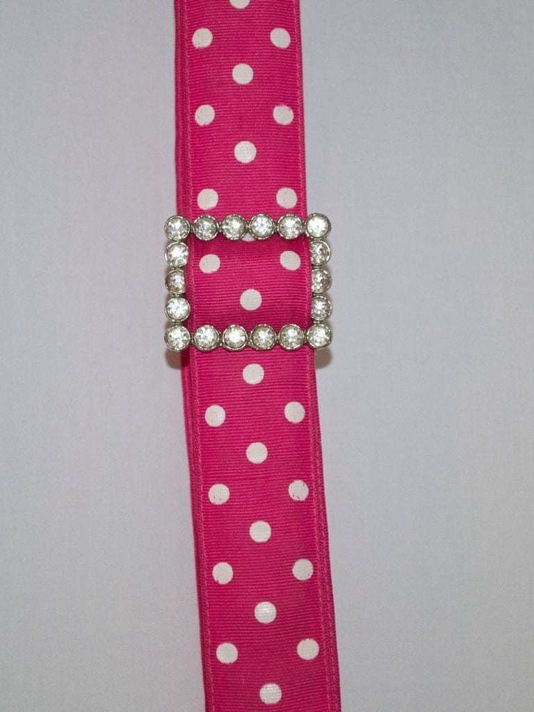 ThriftedEquestrian Clothing Accessories Youth Adjustable Kemestry Polka Dot Belt- Youth