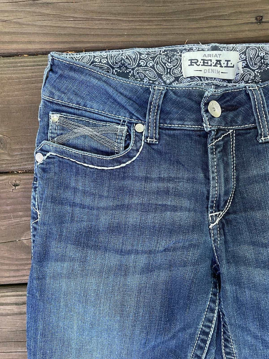 ThriftedEquestrian Clothing 28XL Ariat Real Denim Jeans - 28XL