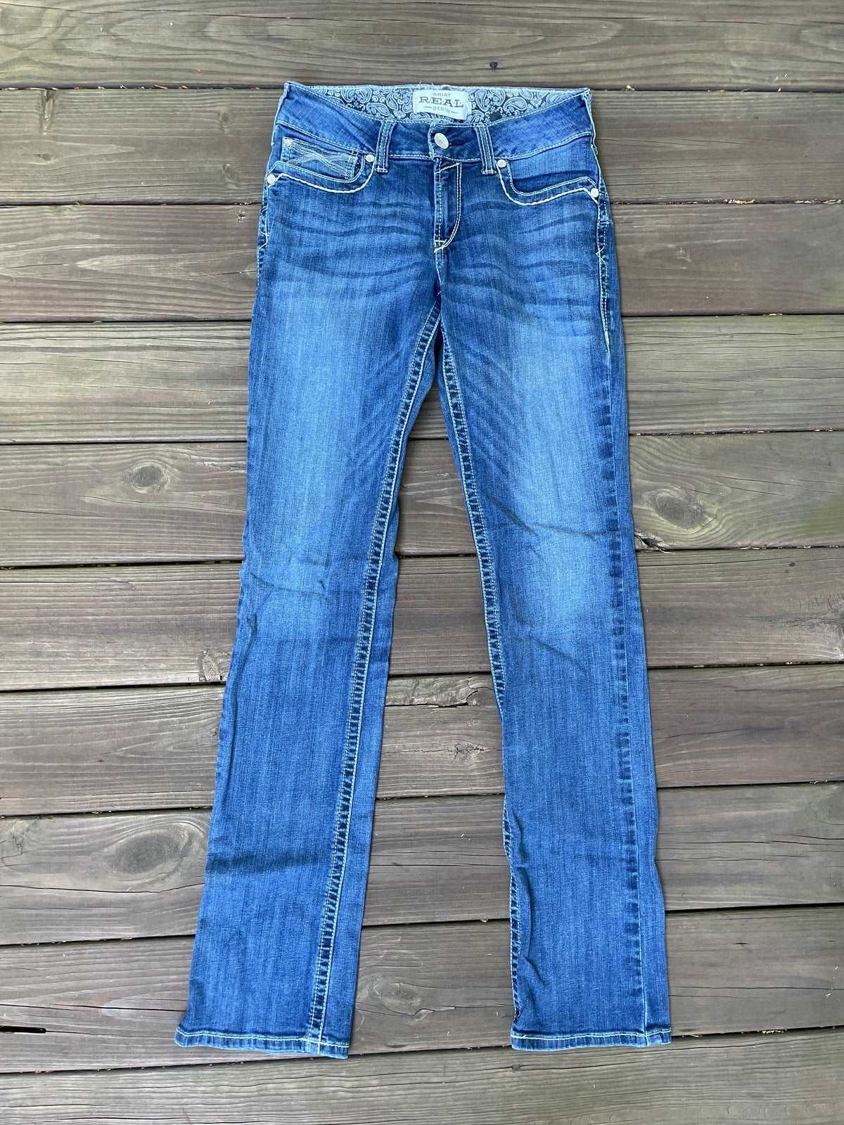 ThriftedEquestrian Clothing 28XL Ariat Real Denim Jeans - 28XL