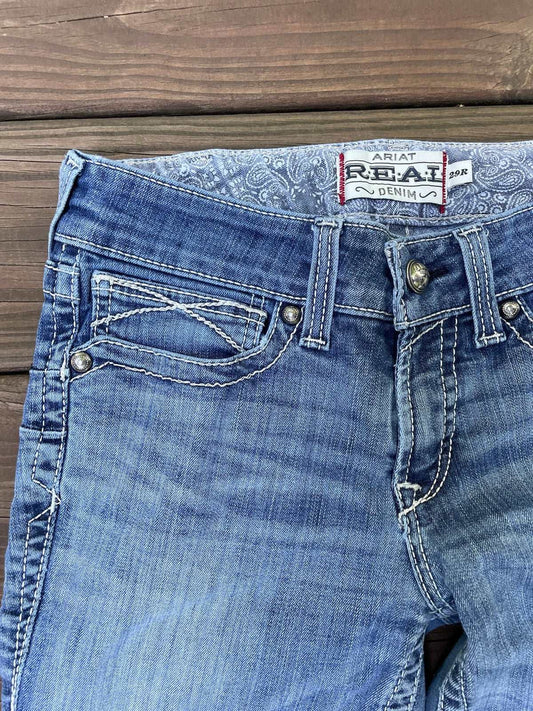 ThriftedEquestrian Clothing 29R Ariat Real Denim Jeans - 29R