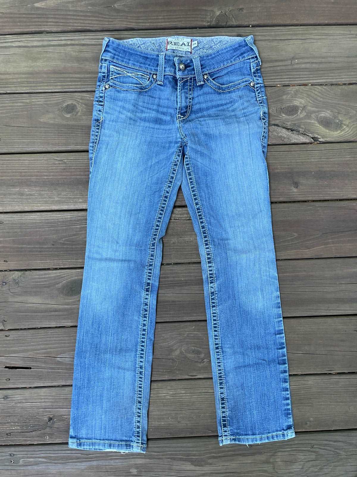 ThriftedEquestrian Clothing 29R Ariat Real Denim Jeans - 29R