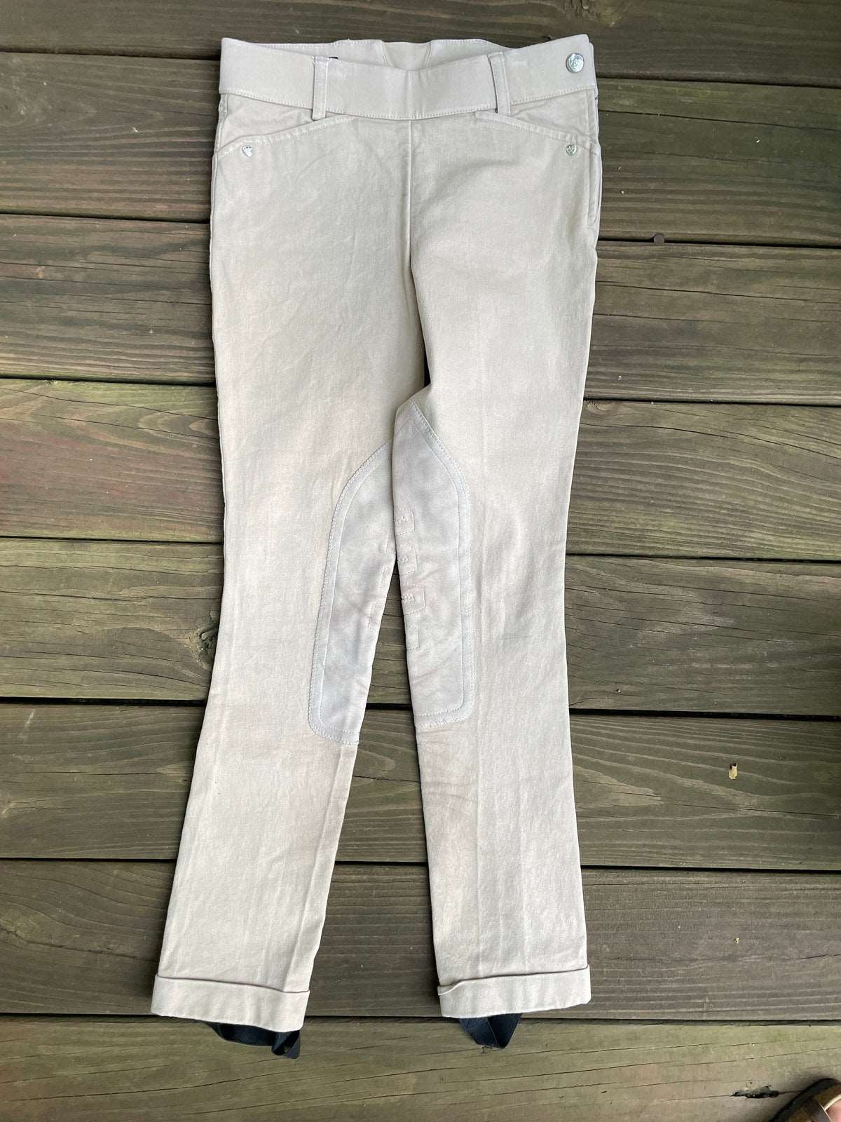 ThriftedEquestrian Clothing 12R Ariat Side-Zip Jodhpurs - Youth 12