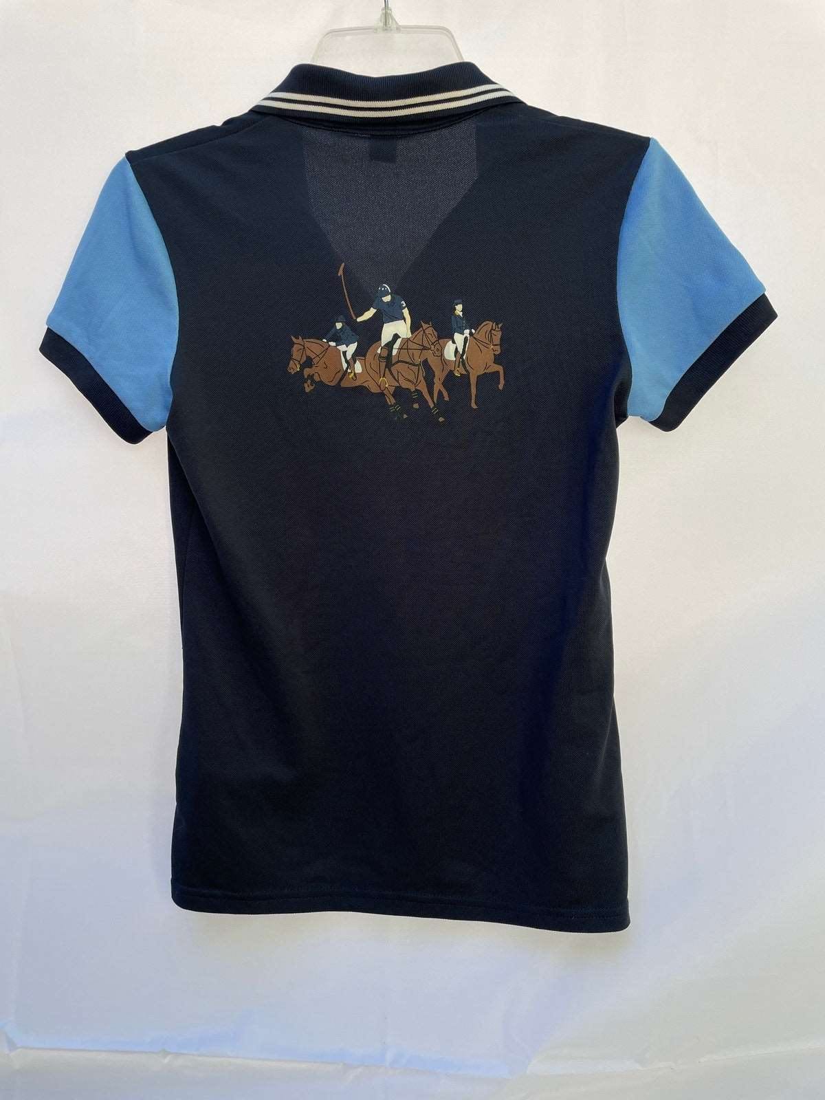 ThriftedEquestrian Clothing XS B Vertigo Polo - XS