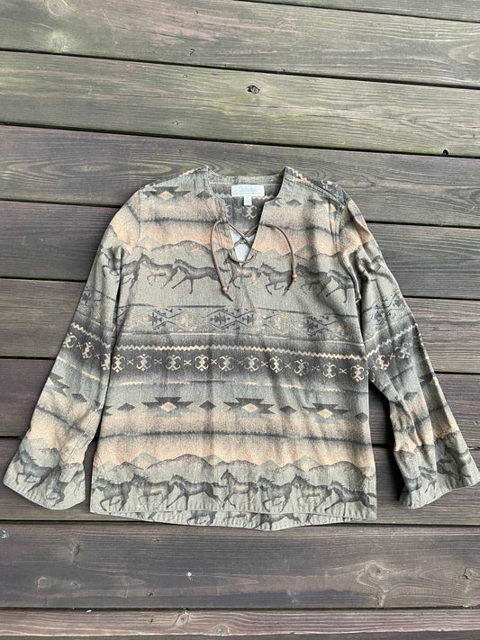 ThriftedEquestrian Clothing Small Cabella's Pullover - Small