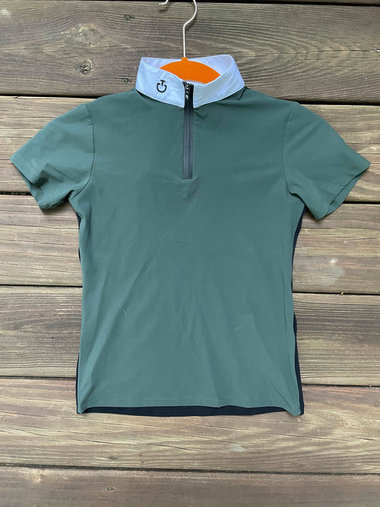 ThriftedEquestrian Clothing XXS-XS Cavalleria Toscana Show Shirt Short Sleeve - XS