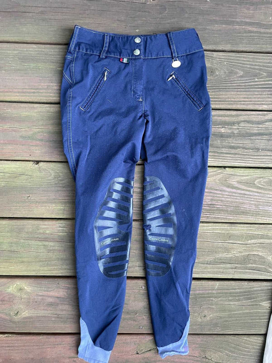 ThriftedEquestrian Clothing 24R Equine Couture Knee Patch Breeches - 24