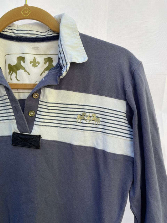 ThriftedEquestrian Clothing Small Equine Couture Long Sleeve Polo - Small