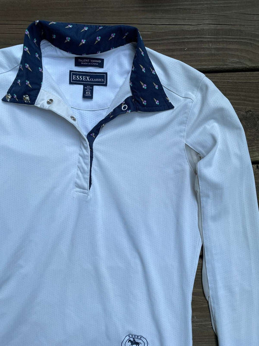 Cavalleria Toscana Show Shirt Short Sleeve - XS –ThriftedEquestrian
