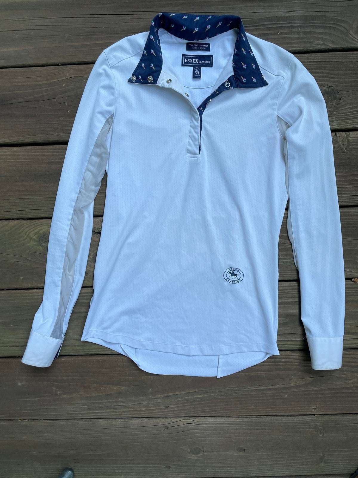 ThriftedEquestrian Clothing XS Essex Show Shirt - XS