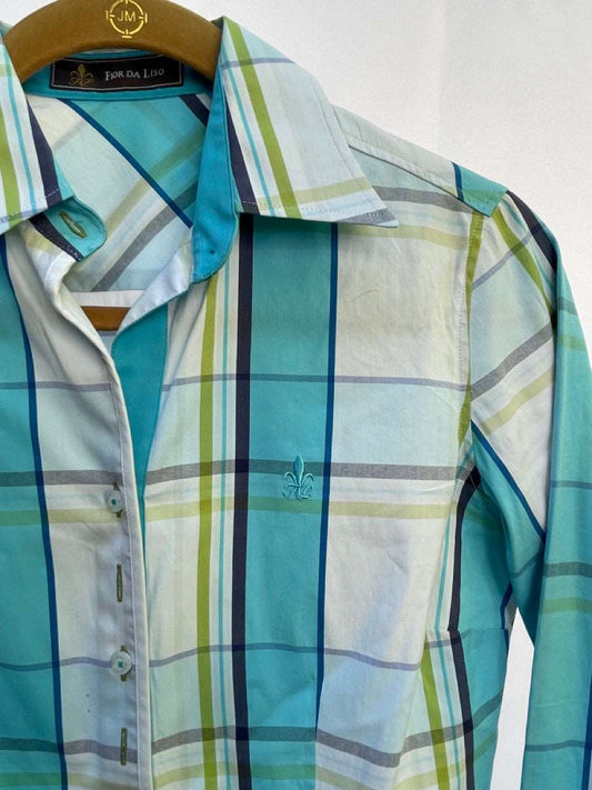 ThriftedEquestrian Clothing 6 Fior Da Liso Button up - 6