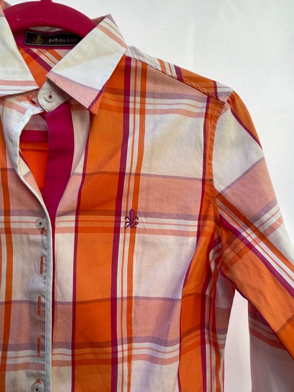 ThriftedEquestrian Clothing 6 Fior Da Liso Button up - 6