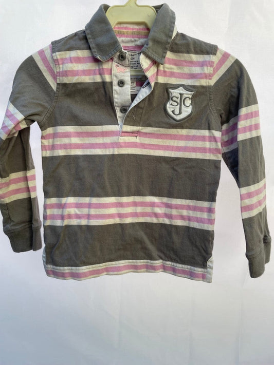ThriftedEquestrian Clothing Age 6-7 Joules Long Sleeve Polo - Youth Age 6-7
