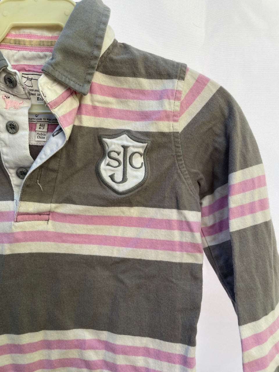 ThriftedEquestrian Clothing Age 6-7 Joules Long Sleeve Polo - Youth Age 6-7