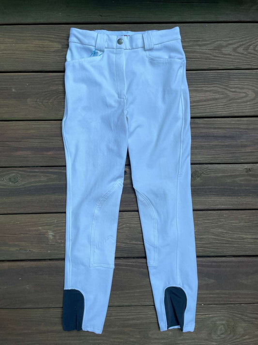 ThriftedEquestrian Clothing Youth 13/14 Kingsland Knee Patch Breeches - Youth 13/14