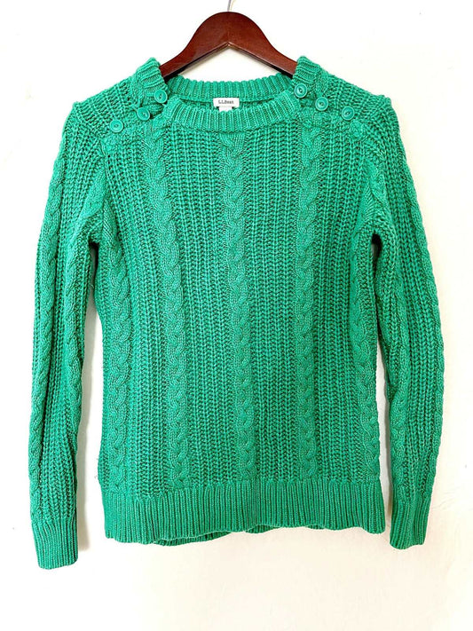 ThriftedEquestrian Clothing Medium L.L. Bean Fisherman Sweater - Medium