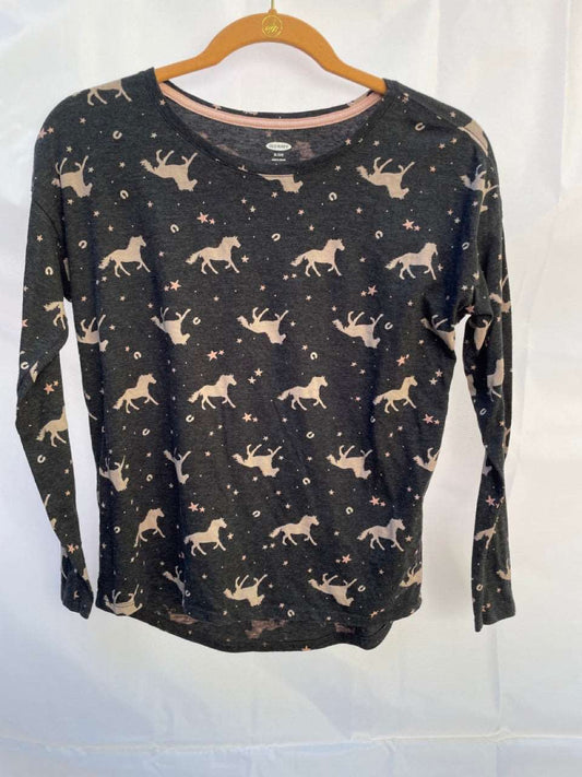 ThriftedEquestrian Clothing Youth XL Old Navy Printed Long Sleeve Tee - Youth XL