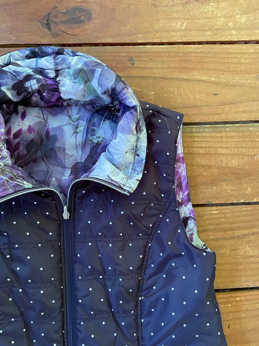 ThriftedEquestrian Clothing Medium Reversible Patterned Vest - Medium