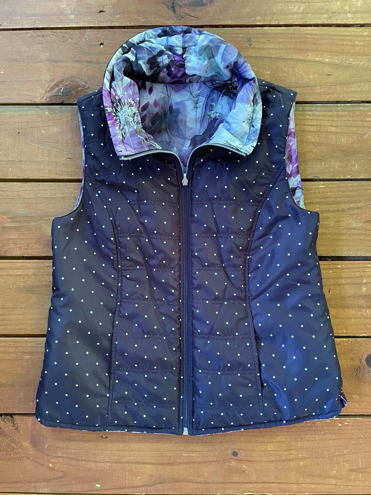 ThriftedEquestrian Clothing Medium Reversible Patterned Vest - Medium