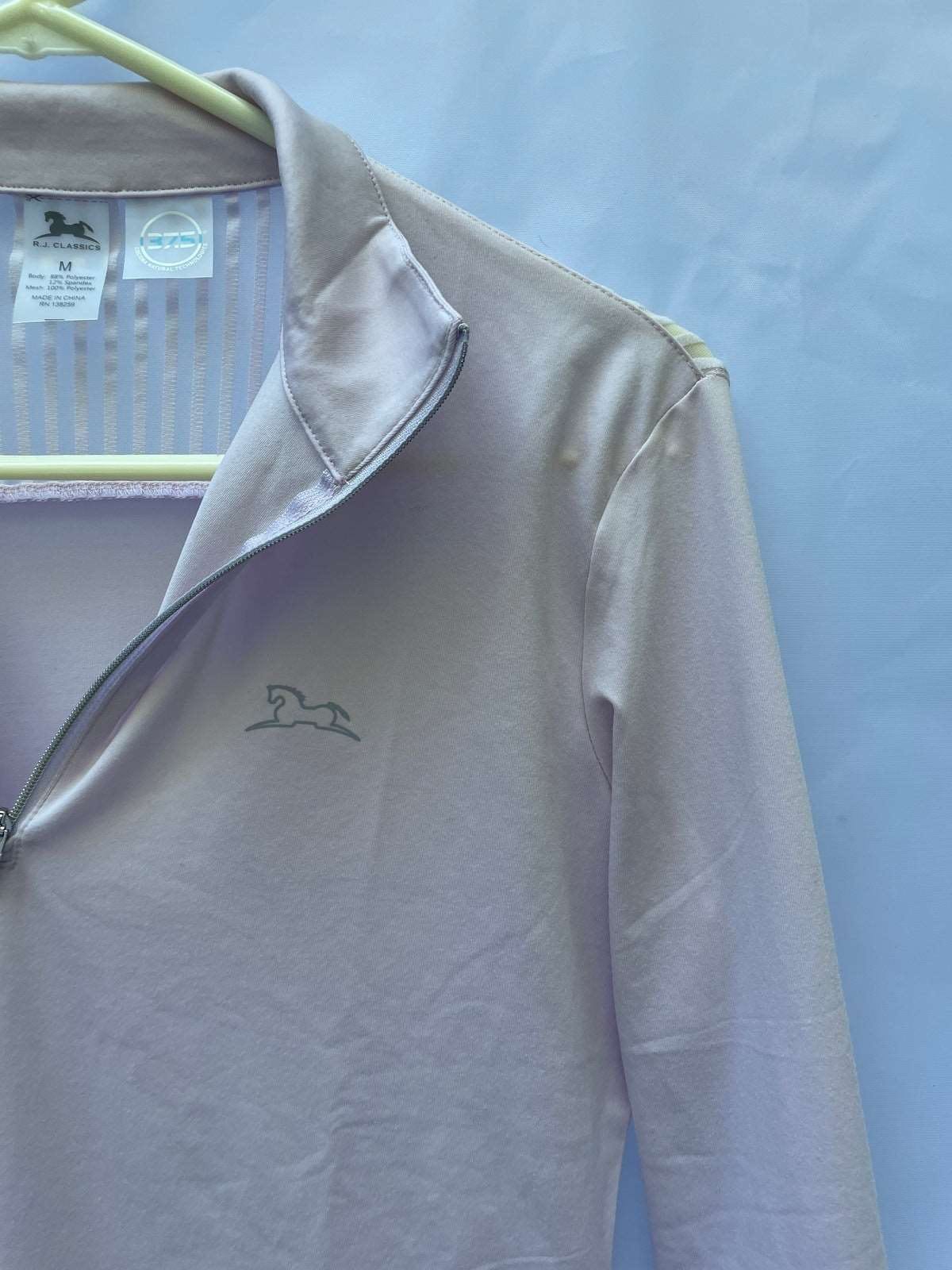 Camicia Equitazione RJ Classics Sterling Collection Ice FIL Ragazze Taglia 14 Nuova
