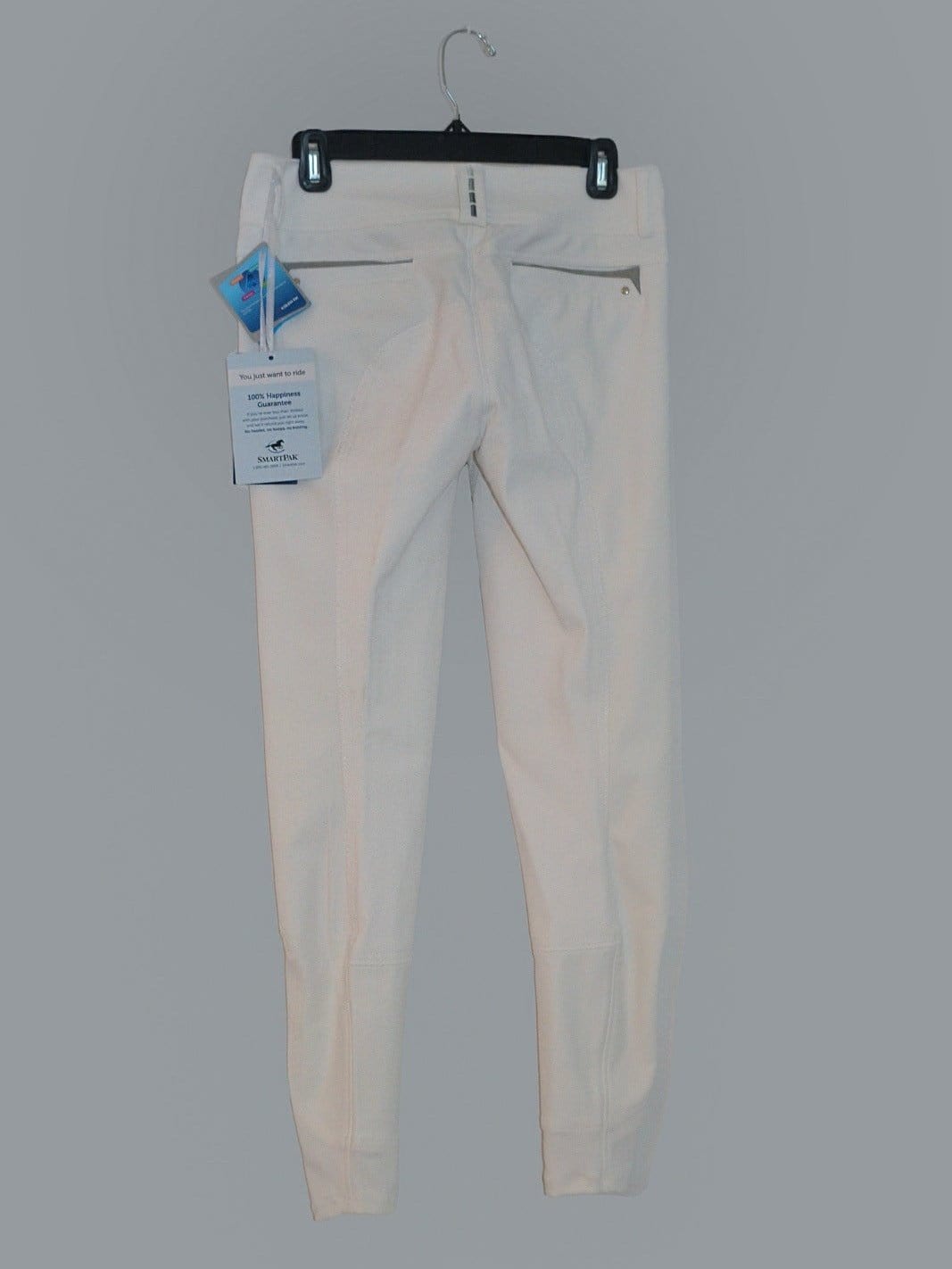 ThriftedEquestrian Clothing 26L Smartpak Full Seat White Breeches - NWT 26L