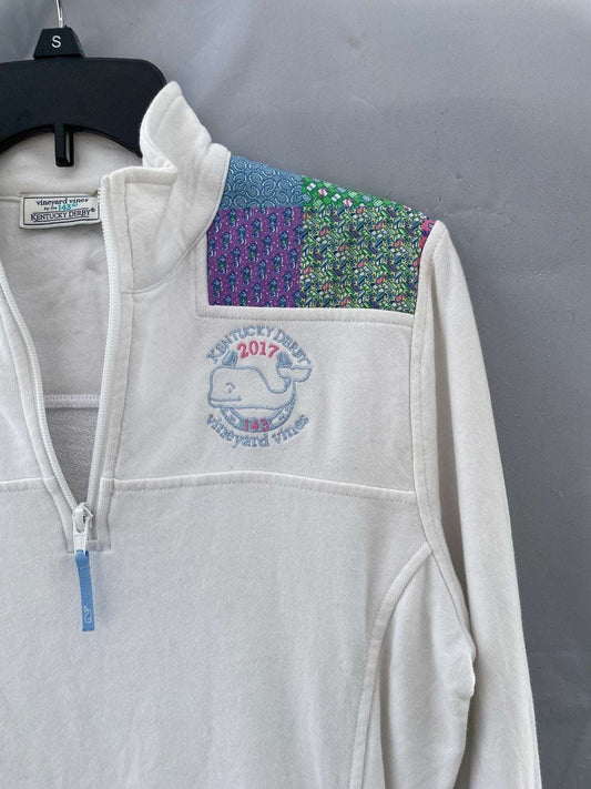 ThriftedEquestrian Clothing XS Vineyard Vines Kentucky Derby Quarter Zip - XS