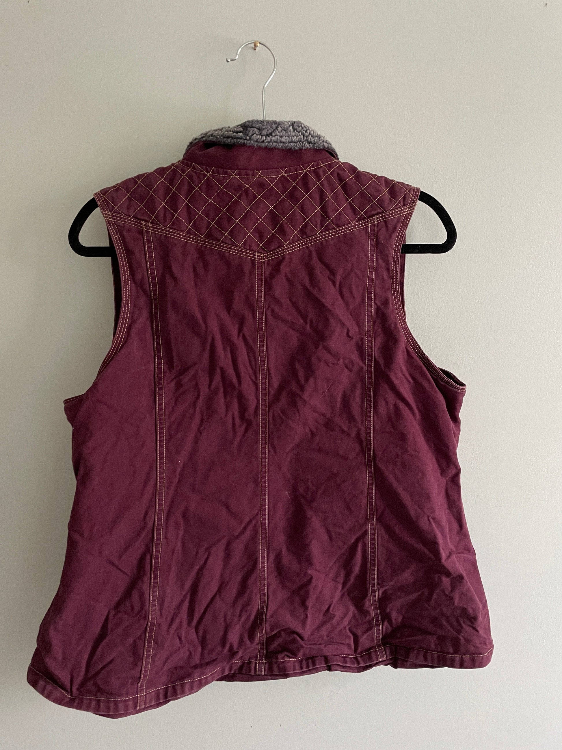 ThriftedEquestrian XL / Burgundy Noble Equestrian Vest - XL