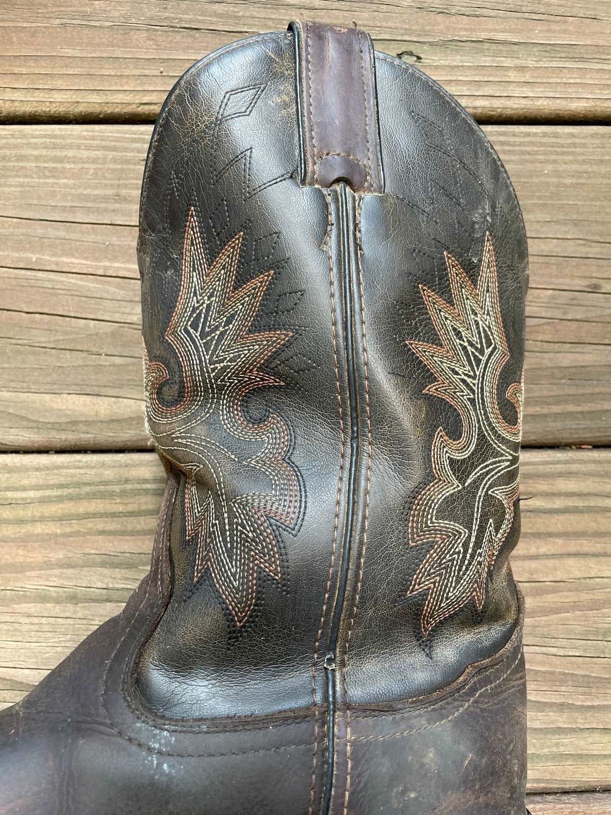 ThriftedEquestrian Shoes Men's 9.5 Double H Cowboy Boots -  Men's  9.5