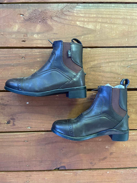 ThriftedEquestrian Shoes Youth 2 Saxon Kids Paddock Boots - 2