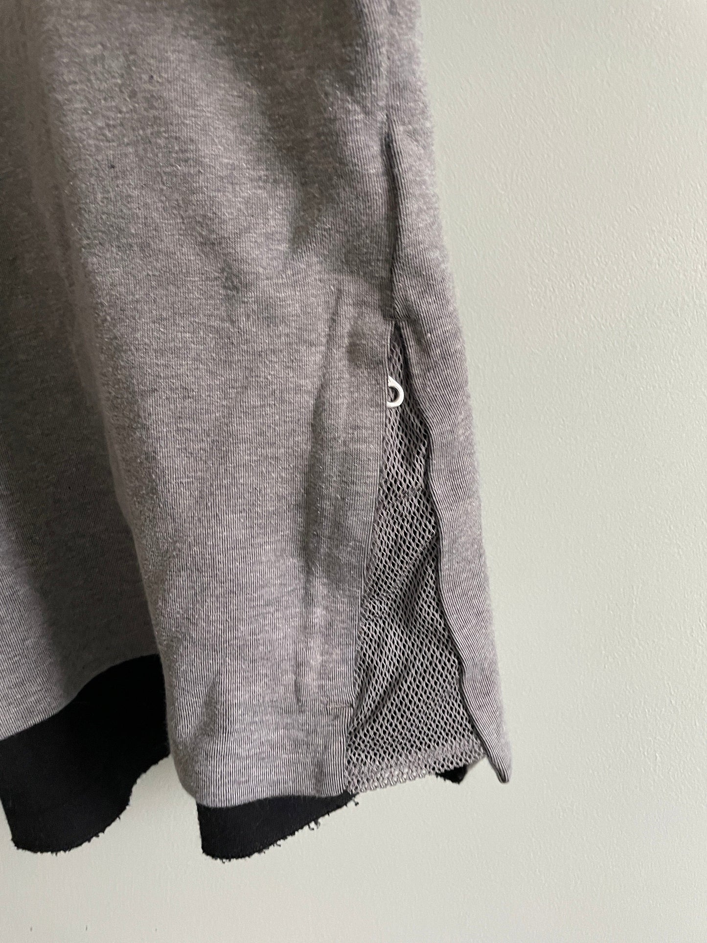 ThriftedEquestrian Sweatshirt Large / Grey & Black Nike Cropped Sweatshirt - Large