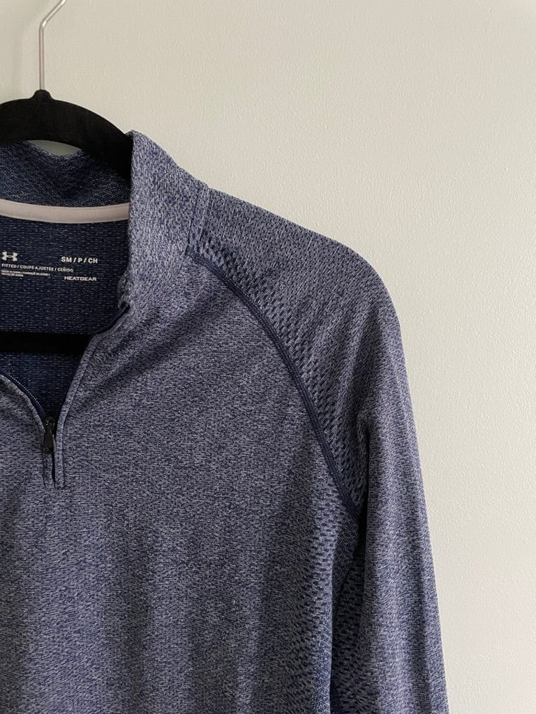 ThriftedEquestrian Small / Navy Under Armour Quarter Zip - Small