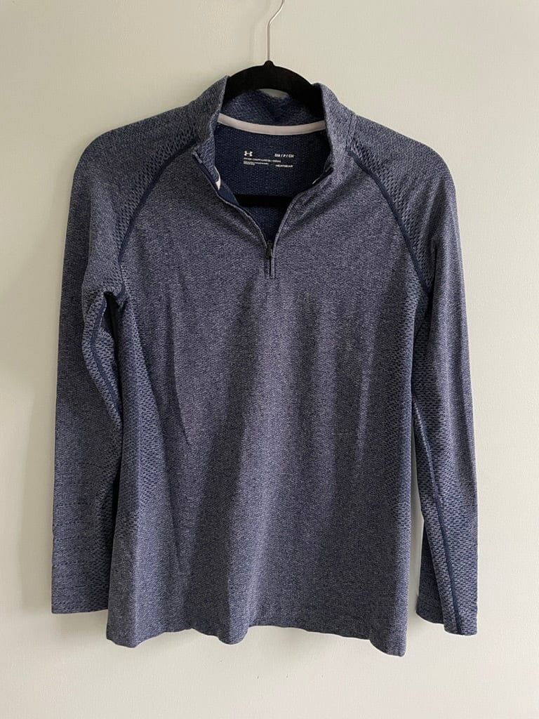 ThriftedEquestrian Small / Navy Under Armour Quarter Zip - Small